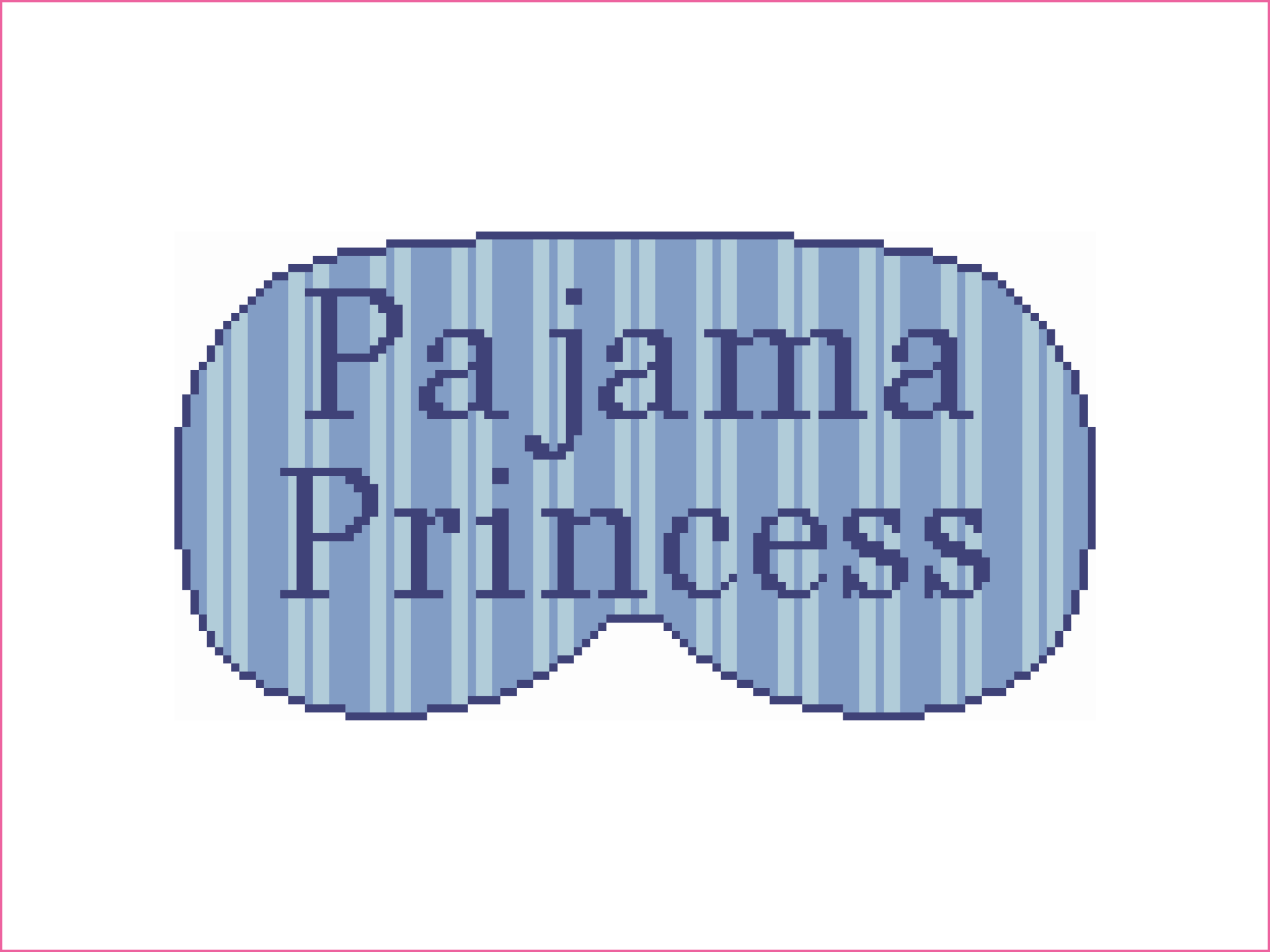 Pajama Princess Needlepoint Canvas