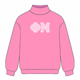 Classic Twill Mock Neck Crew