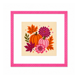 Pumpkin & Petals Needlepoint Canvas
