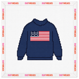 USA Sweater Needlepoint Canvas