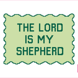 The Lord Is My Shepherd Needlepoint Canvas
