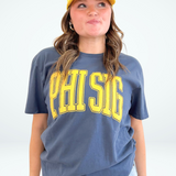 Varsity Arch Puff Tee (Smaller Sororitites)