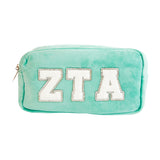 Chenille Sorority Cosmetic Bag