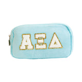Chenille Sorority Cosmetic Bag