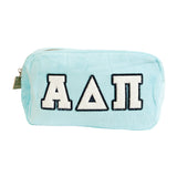 Chenille Sorority Cosmetic Bag