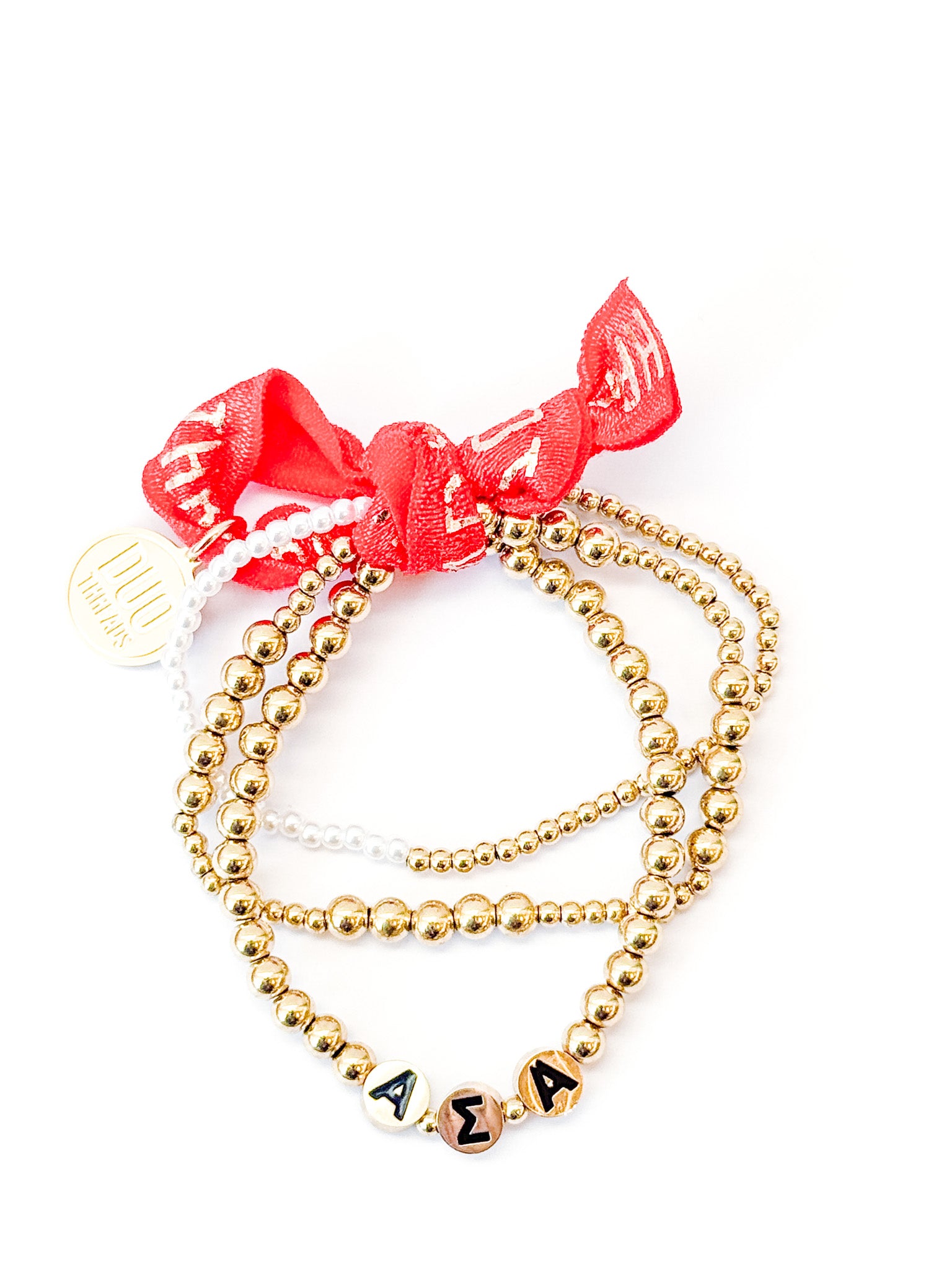 The Everyday Gold Bracelet Sorority Stack
