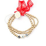 The Everyday Gold Bracelet Sorority Stack