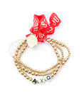 Load image into Gallery viewer, The Everyday Gold Bracelet Sorority Stack

