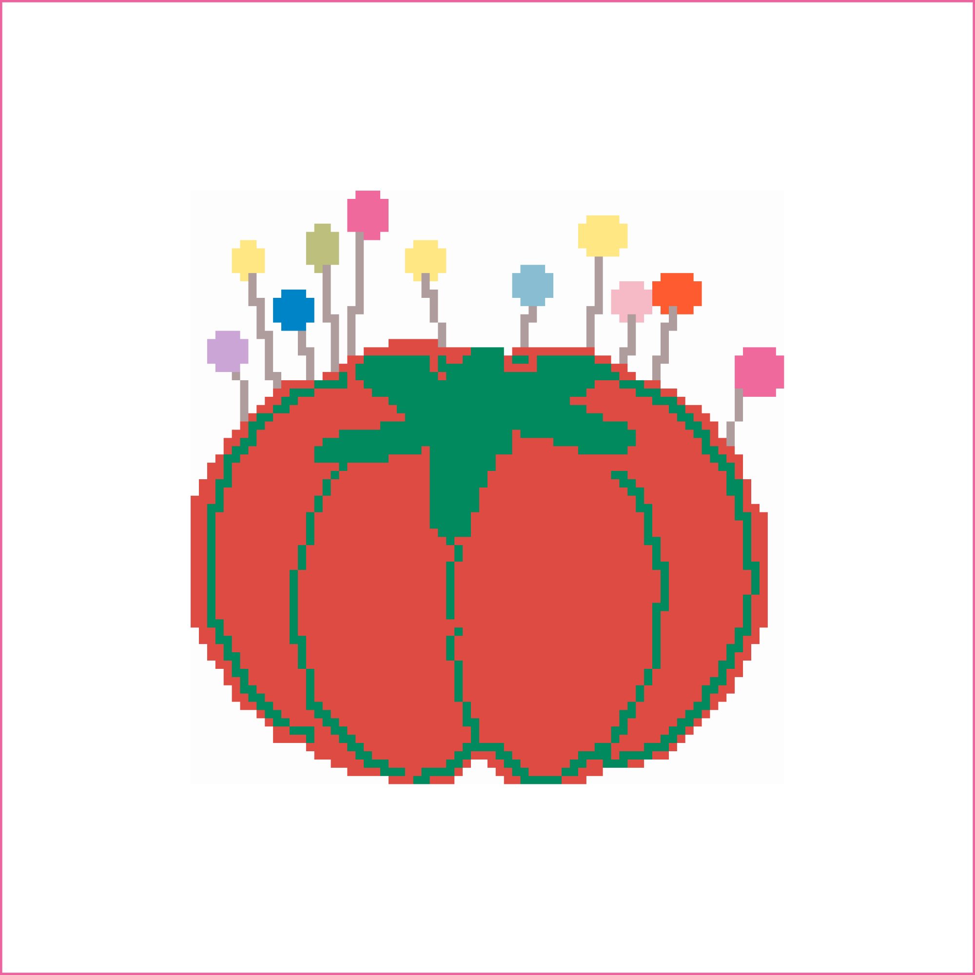 Tomato Pin Cushion Needlepoint Canvas