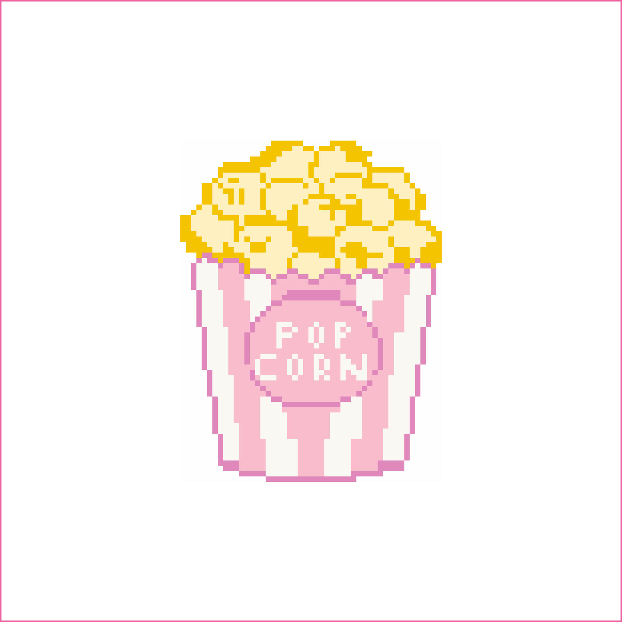 Popcorn Needlepoint Canvas
