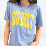 Varsity Arch Puff Tee (Smaller Sororitites)