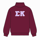 Classic Twill Mock Neck Crew