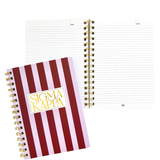 Stripe Sorority Notebook
