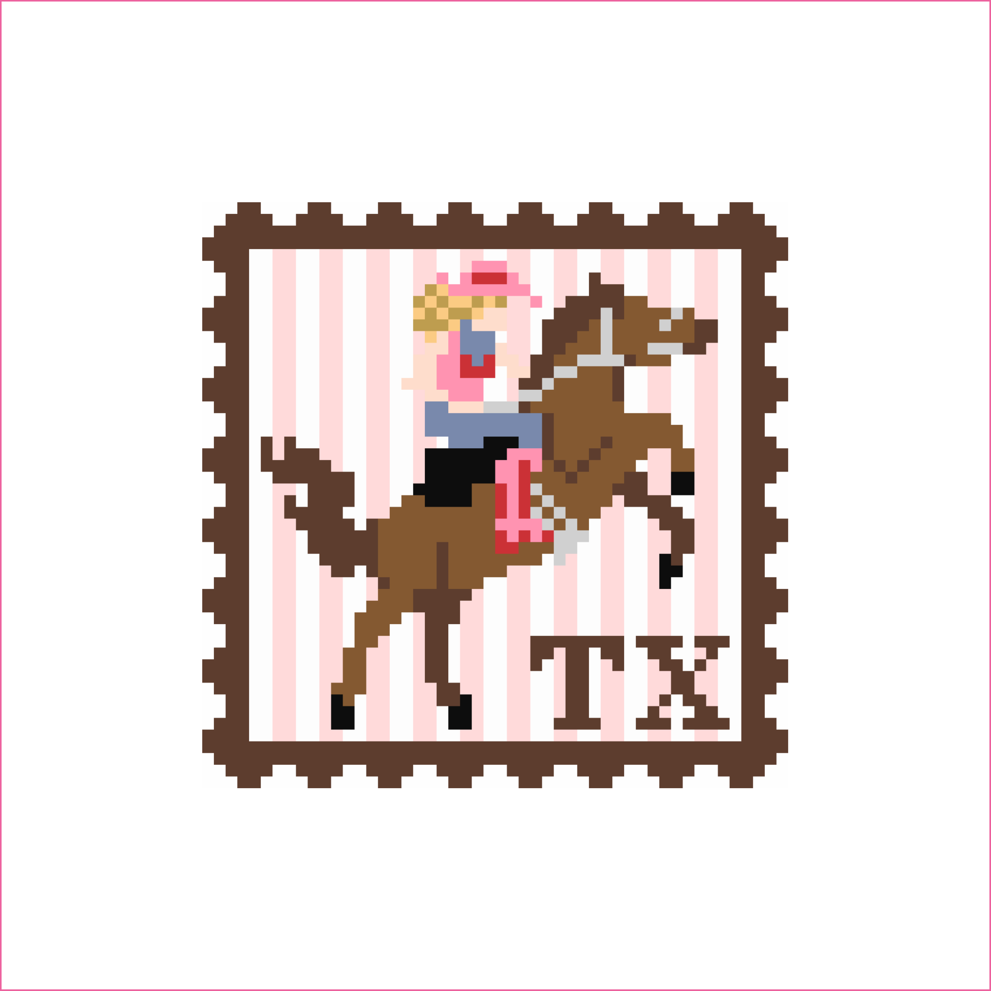 Postmarked: Texas Needlepoint Canvas