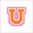 Load image into Gallery viewer, Varsity Letters Needlepoint Canvas
