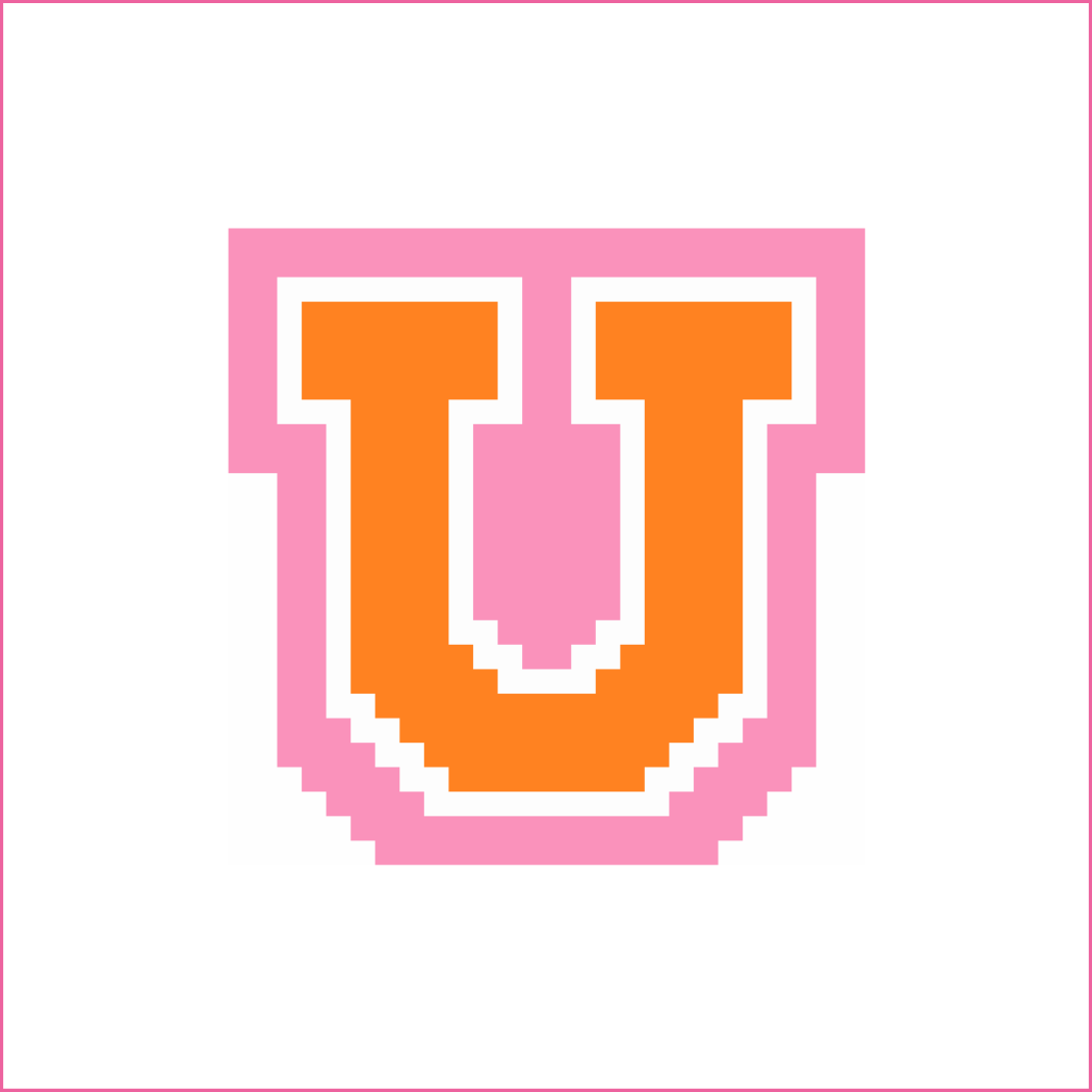 Varsity Letters Needlepoint Canvas