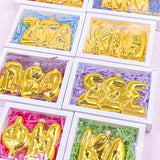Gold Bubble Letter Sorority Ornament