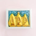 Load image into Gallery viewer, Gold Bubble Letter Sorority Ornament
