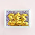 Load image into Gallery viewer, Gold Bubble Letter Sorority Ornament
