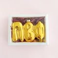 Load image into Gallery viewer, Gold Bubble Letter Sorority Ornament
