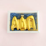 Gold Bubble Letter Sorority Ornament