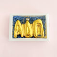 Load image into Gallery viewer, Gold Bubble Letter Sorority Ornament
