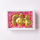 Gold Bubble Letter Sorority Ornament
