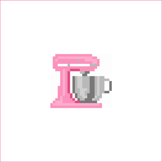 Whisk Me Away Stand Mixer Needlepoint Canvas
