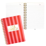 Stripe Sorority Notebook