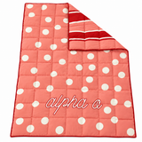 Reversible Quilted Down Sorority Blanket