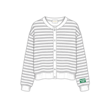 Sorority Campus Stripe Oversized Cardigan