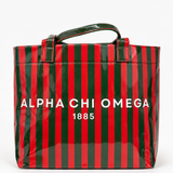 Stripe Sorority Tote Bag