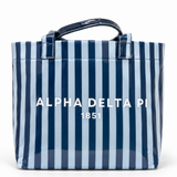 Stripe Sorority Tote Bag