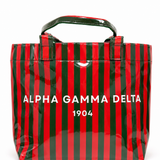 Stripe Sorority Tote Bag