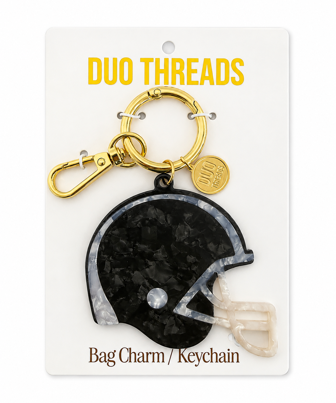 Huddle Football Helmet Bag Charm & Keychain