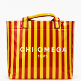 Stripe Sorority Tote Bag