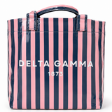 Stripe Sorority Tote Bag
