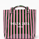 Stripe Sorority Tote Bag