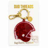 Huddle Football Helmet Bag Charm & Keychain