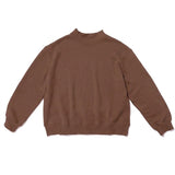 espresso mock neck flat lay