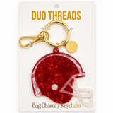 Huddle Football Helmet Bag Charm & Keychain