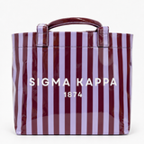 Stripe Sorority Tote Bag
