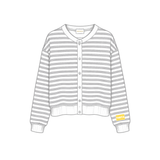 Sorority Campus Stripe Oversized Cardigan