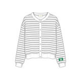 Sorority Campus Stripe Oversized Cardigan