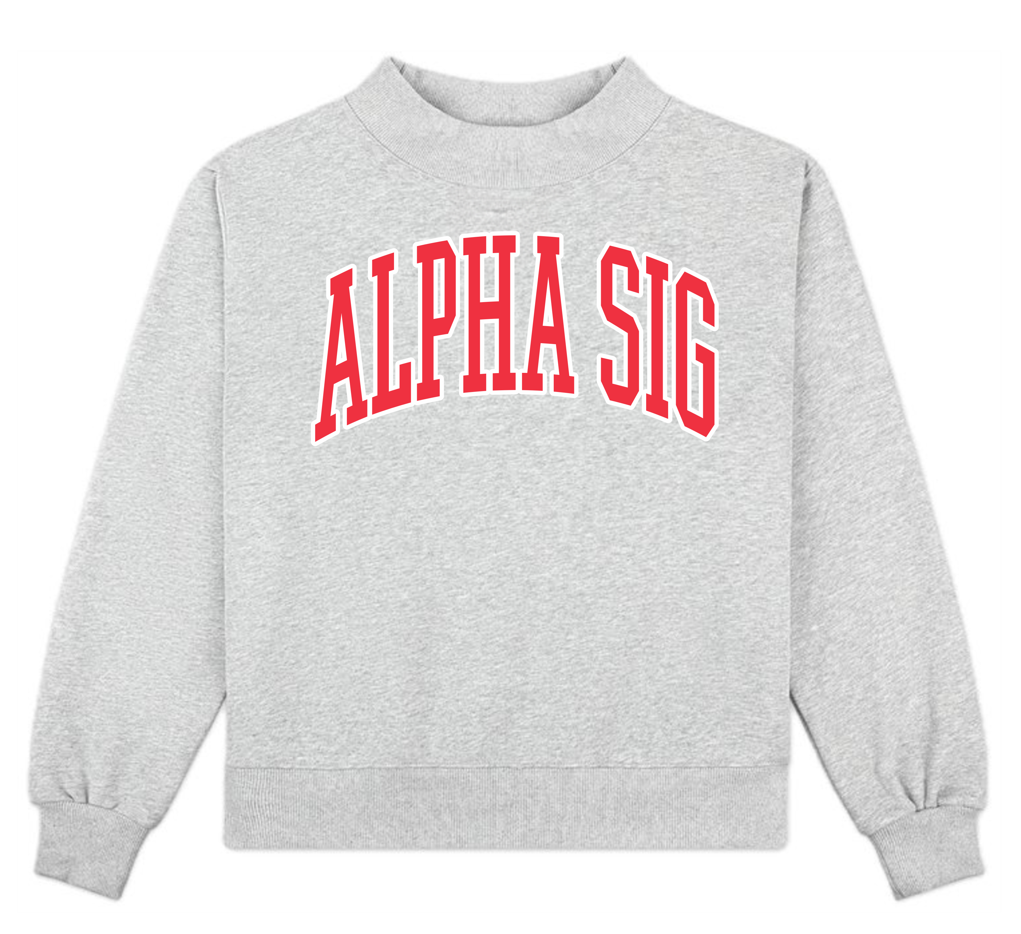Campus Mock Neck Crew