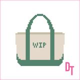 The WIP Bag Needlepoint Canvas
