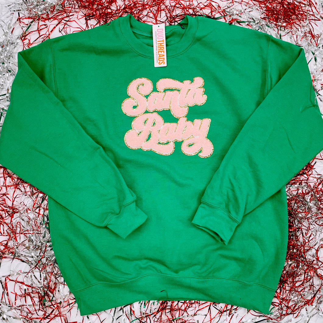 Santa Baby Embroidered Sweatshirt (Pack of 6)