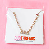 Rhinestone Sorority Necklace
