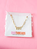 Load image into Gallery viewer, Rhinestone Sorority Necklace (Pack of 4)
