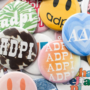 Assorted Sorority Buttons (Pack of 48)